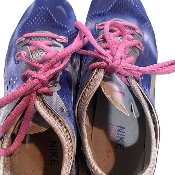 Nike Free 5.0 Womens Shoes Sneakers Size 8.5 Blue Purple Running 653988-400 - Picture 4 of 11